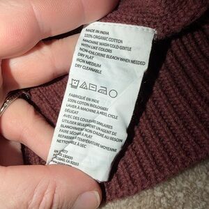 Prana men’s Organic Cotton Hooded Sweater - Burgundy